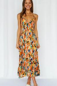 Sleeveless Summer Dress with Print – Isla