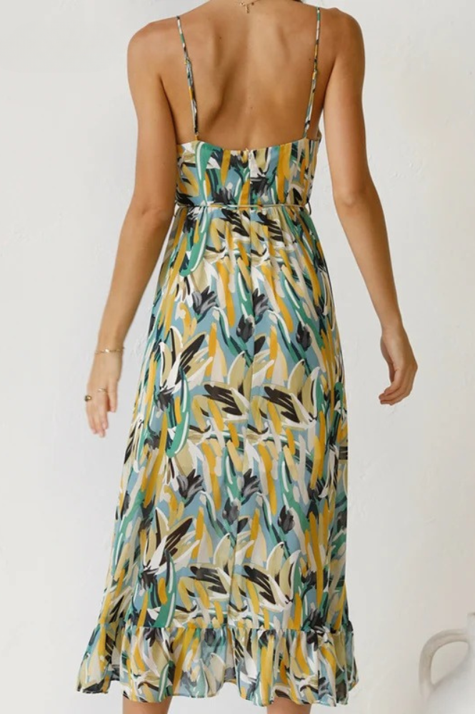 Sleeveless Summer Dress with Print – Isla