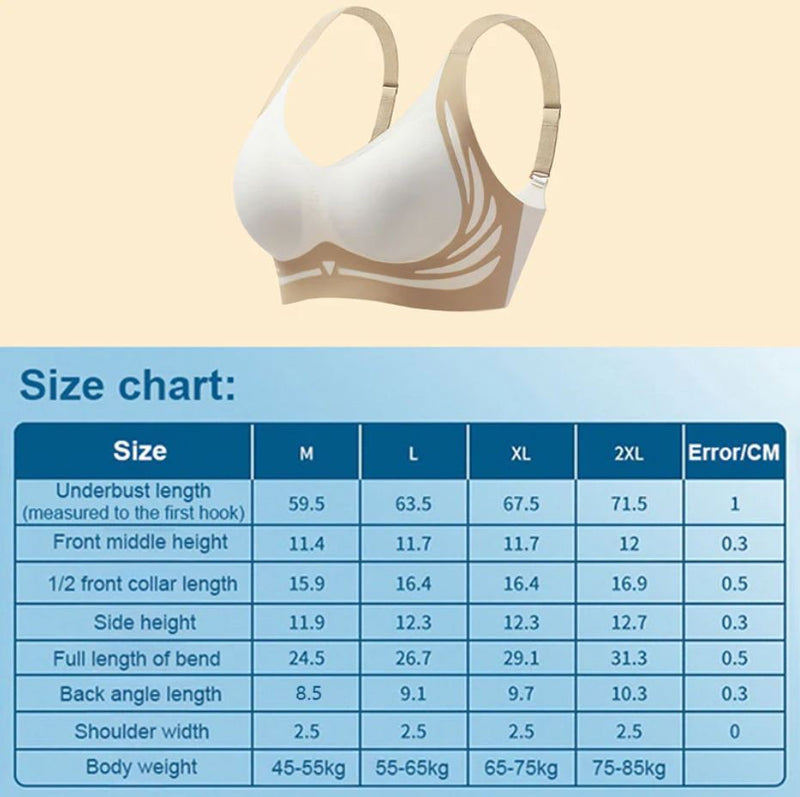 Bezprzewodowy biustonosz push-up – ComfortLift