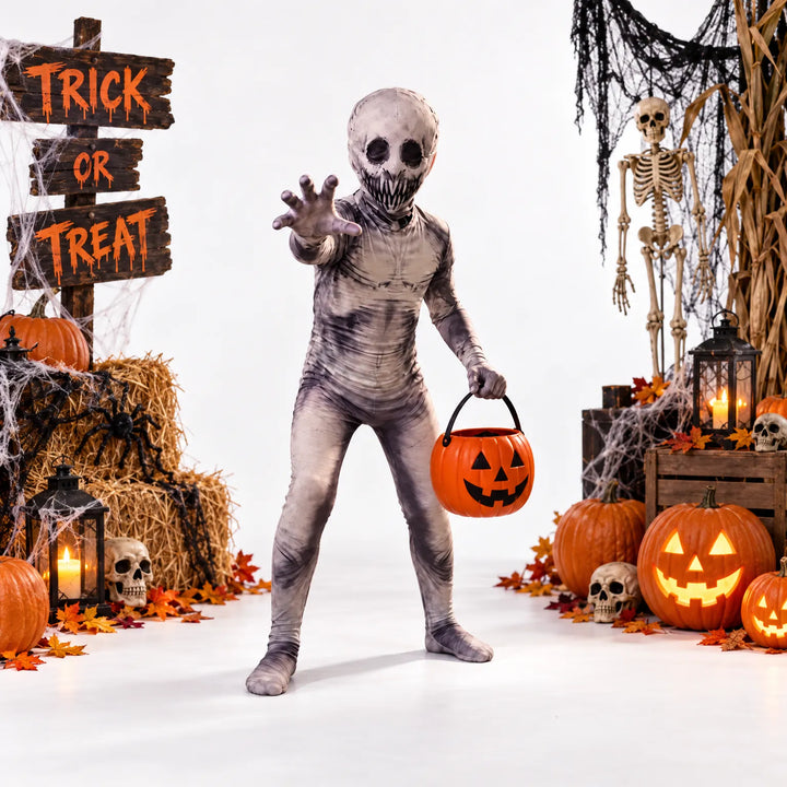 Skeleton Printed Bodysuit - Zombot