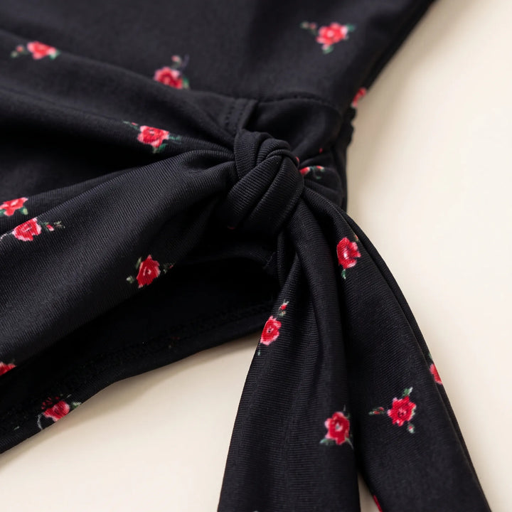 Skirted Floral One-Piece Swimsuit - Covelis
