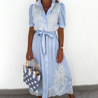 Maxi Dress with Embroidery – Celeste