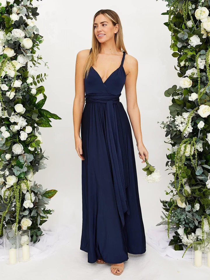 Sleeveless Wrap-Style Maxi Dress - Vickie