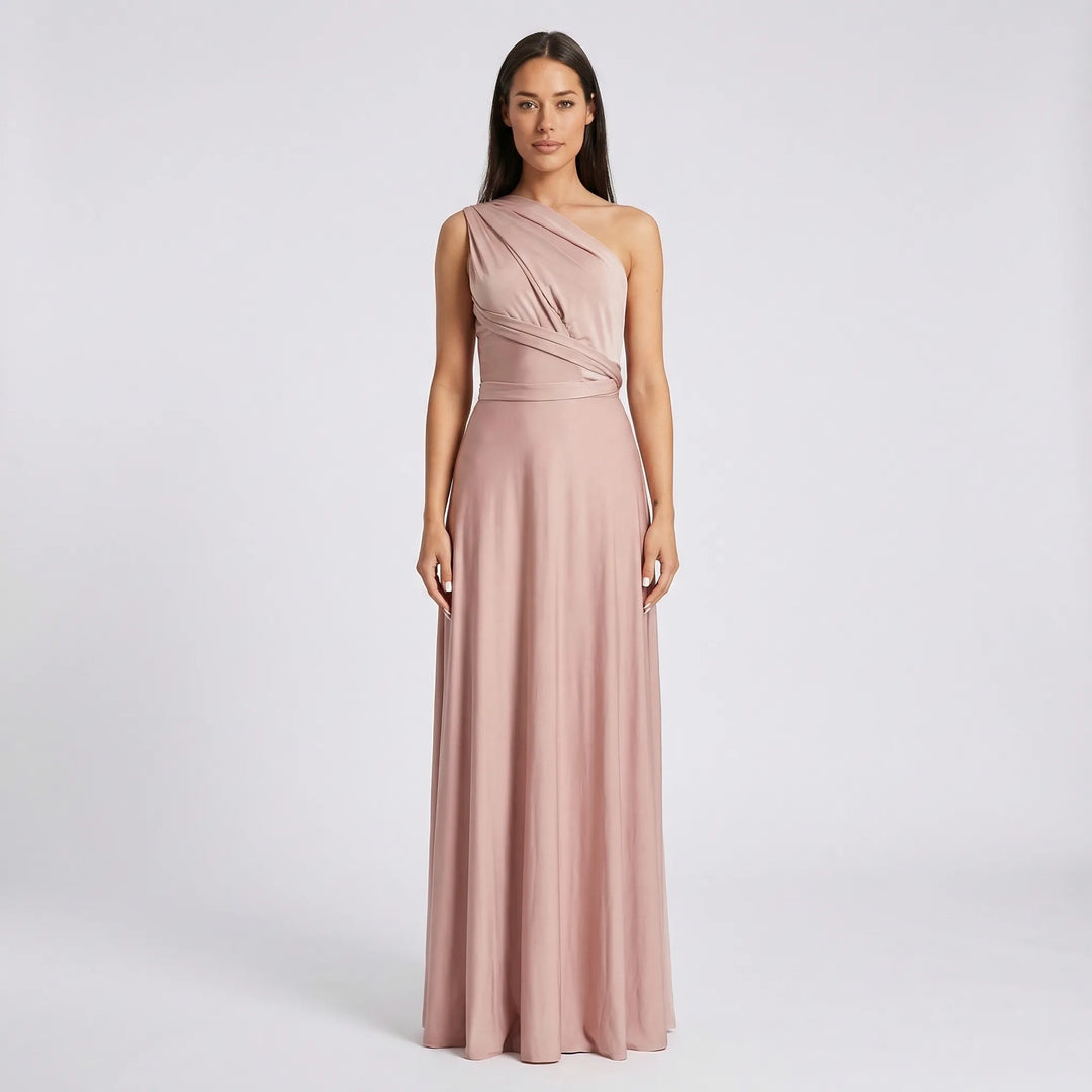 Sleeveless Wrap-Style Maxi Dress - Vickie