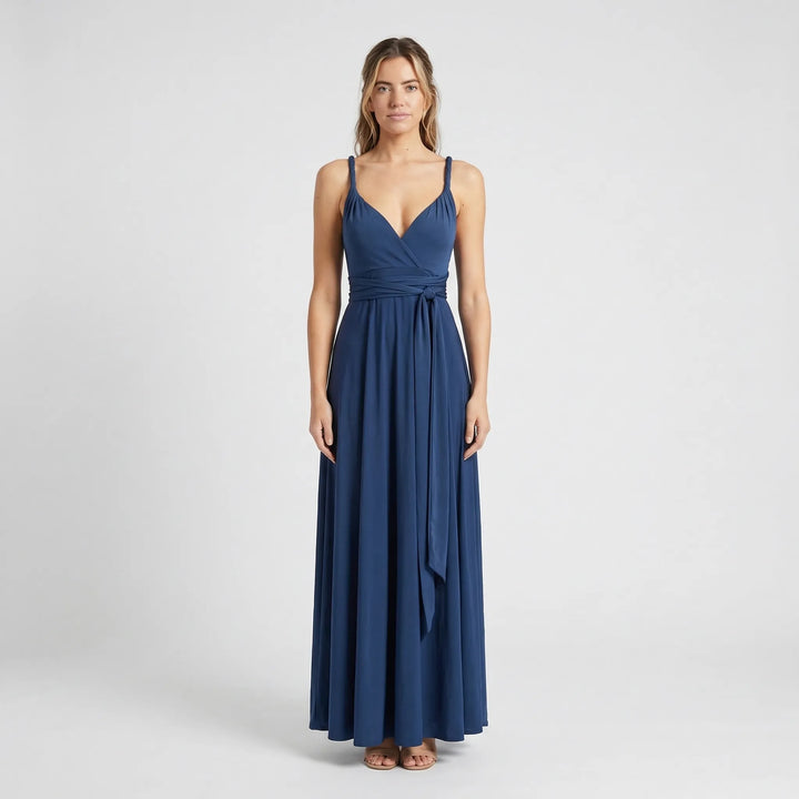 Sleeveless Wrap-Style Maxi Dress - Vickie