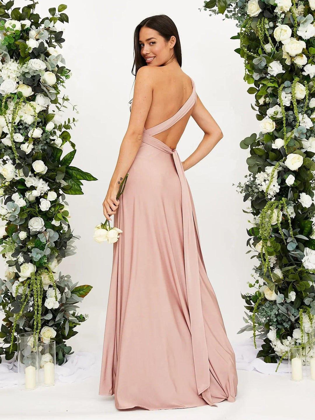 Sleeveless Wrap-Style Maxi Dress - Vickie