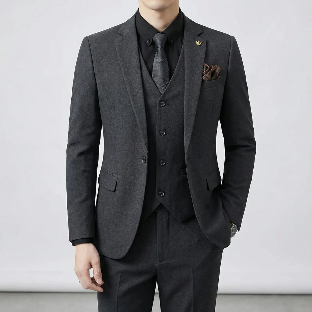 Slim-Fit Dreiteiler - Merlin