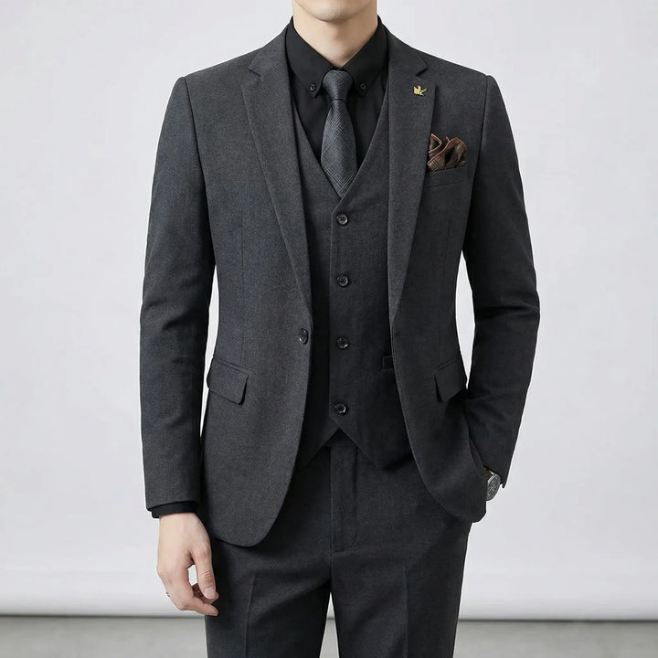 Slim-Fit Dreiteiler - Merlin