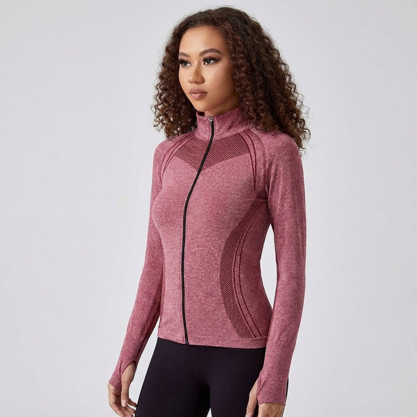Slim Fit Sportjacke met Rits - Jasmine