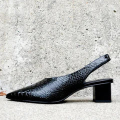 Lara Orthopedic Pumps with Croco Design – Elegant, Comfortable & Perfect for Every Occasion