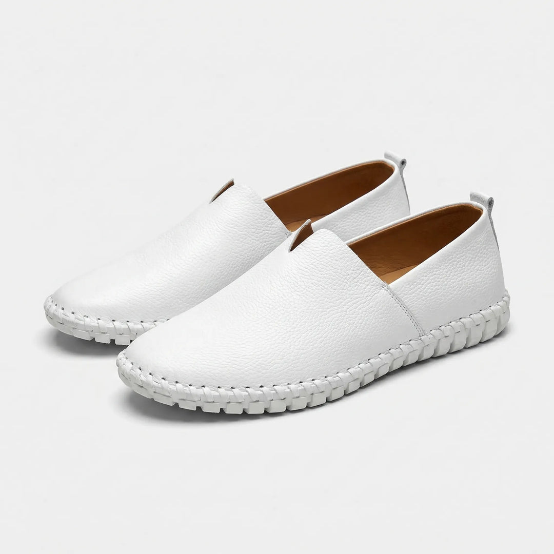 Slip-On Men's Loafer With Stitched Sole - Rafael