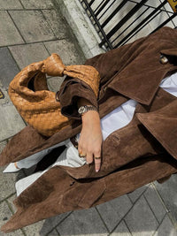 Faux Suede Winterjas voor Dames - Sorina