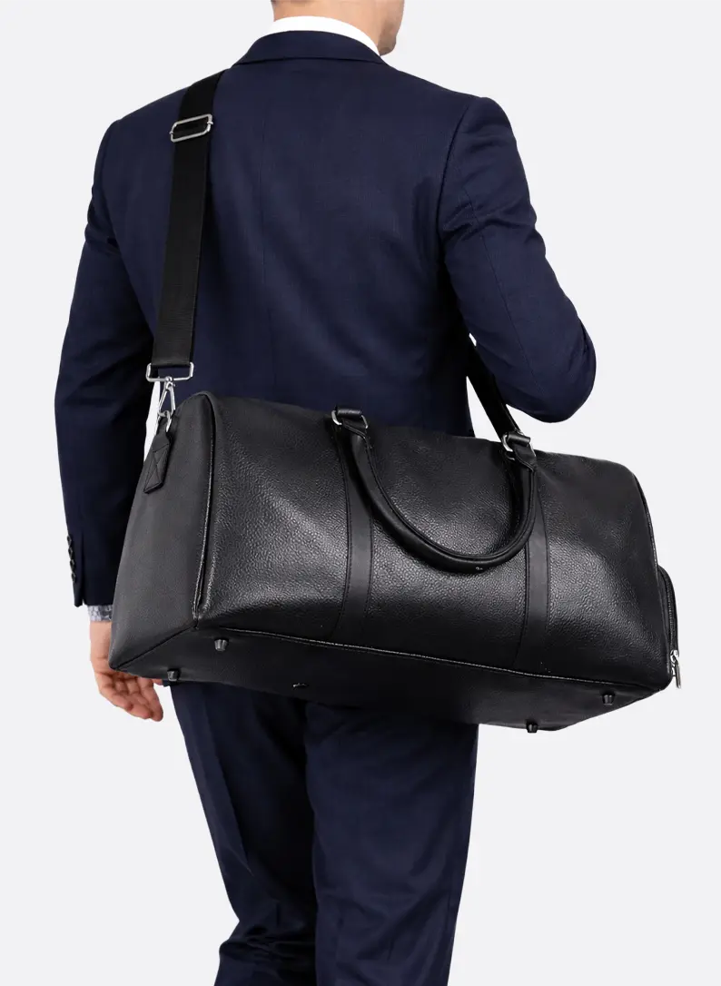 Spacious Structured Travel Duffel Bag - Kinetix