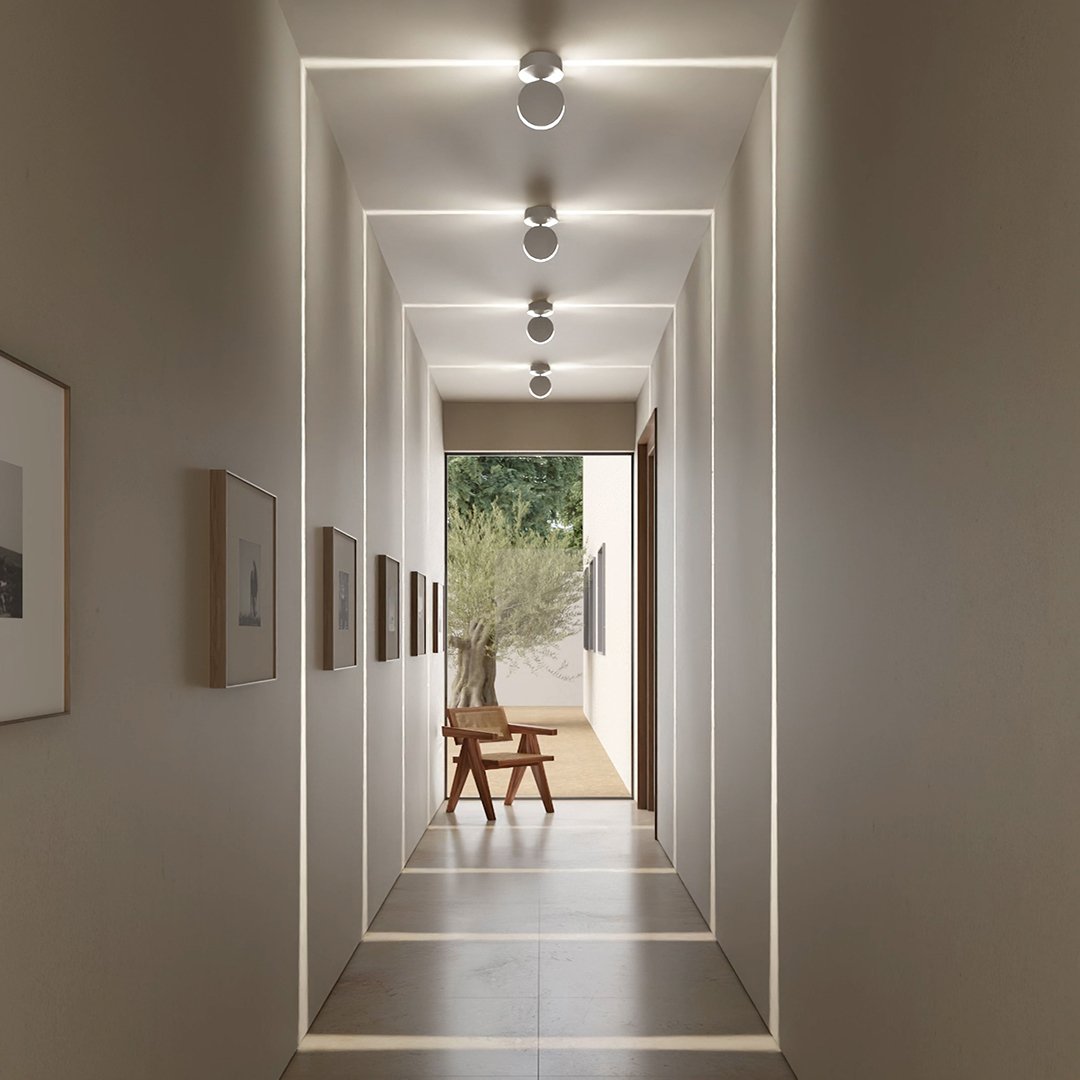 LED Wall Sconce with Spotlight Function | 360° Rotating Head | Square Beam 5