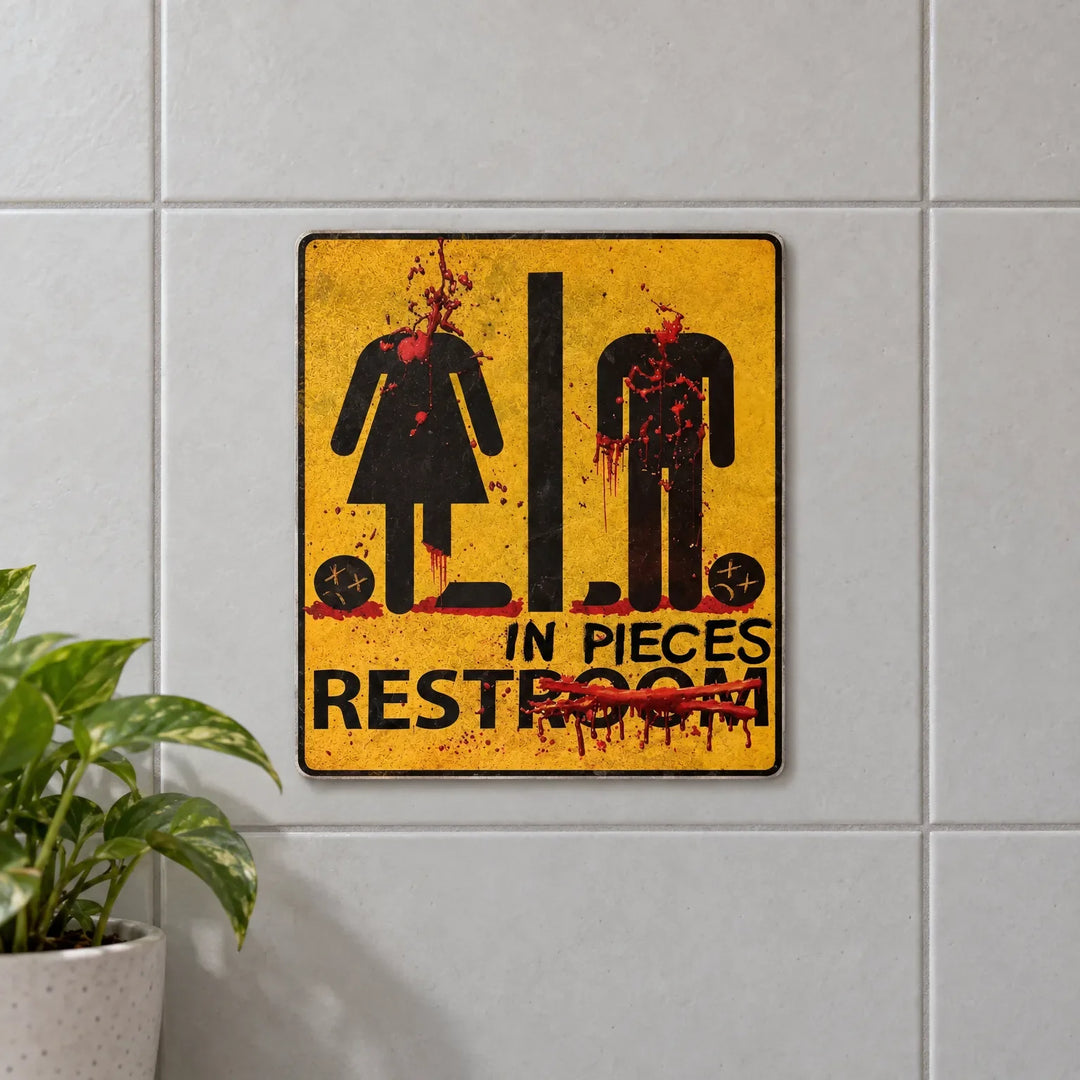 Spooky Bathroom Sign - GoreMark