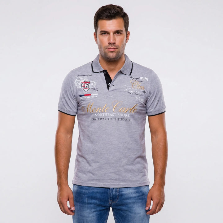 Sportief-Elegante Polo Met Kraag - Blake