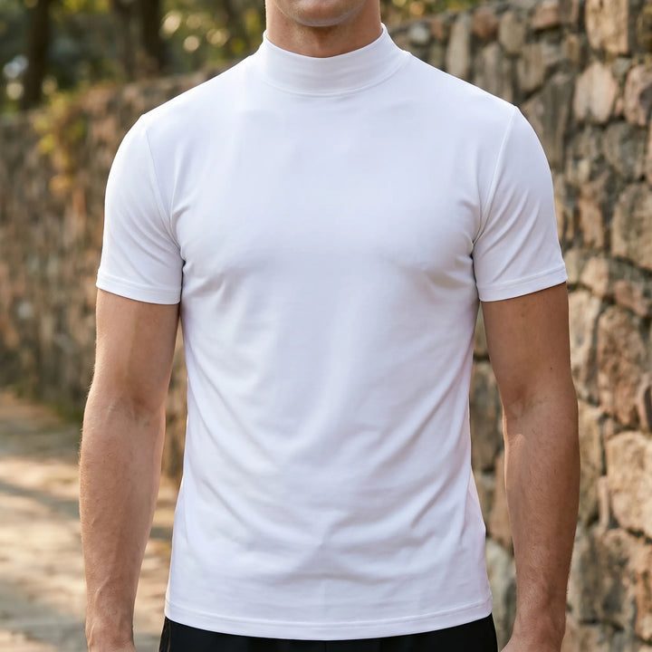 Athletic Shirt with Stand-Up Collar 1