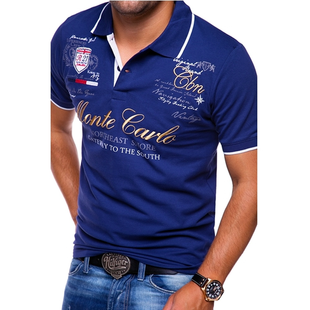 Sporty-Elegant Polo With Collar - Carlton