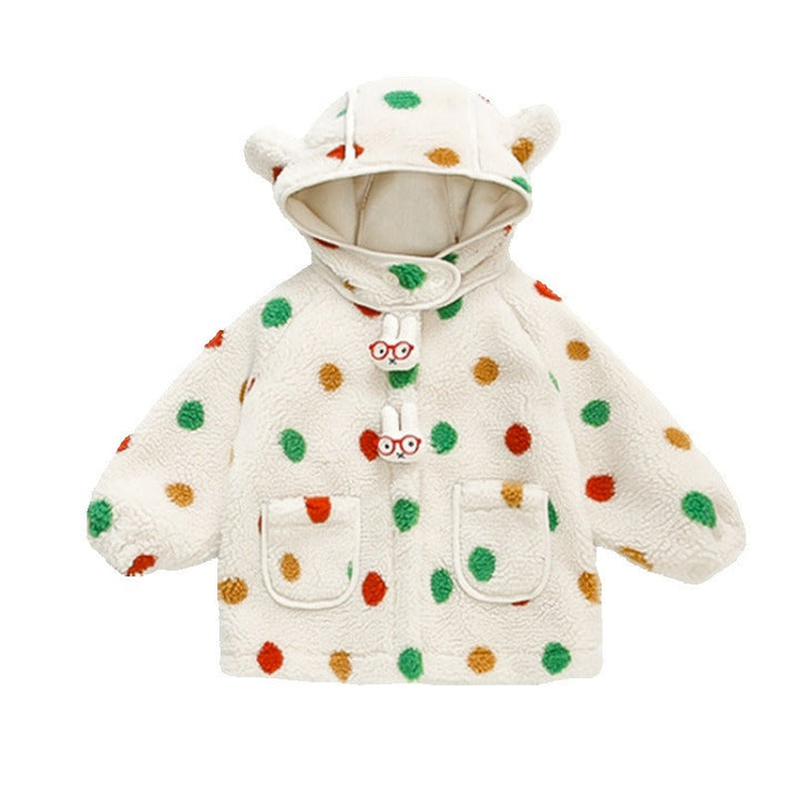 Spotted Children's Hooded Coat - Mattie