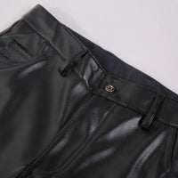 Skinny Fit Stretch Leather Pants for Men - Lars