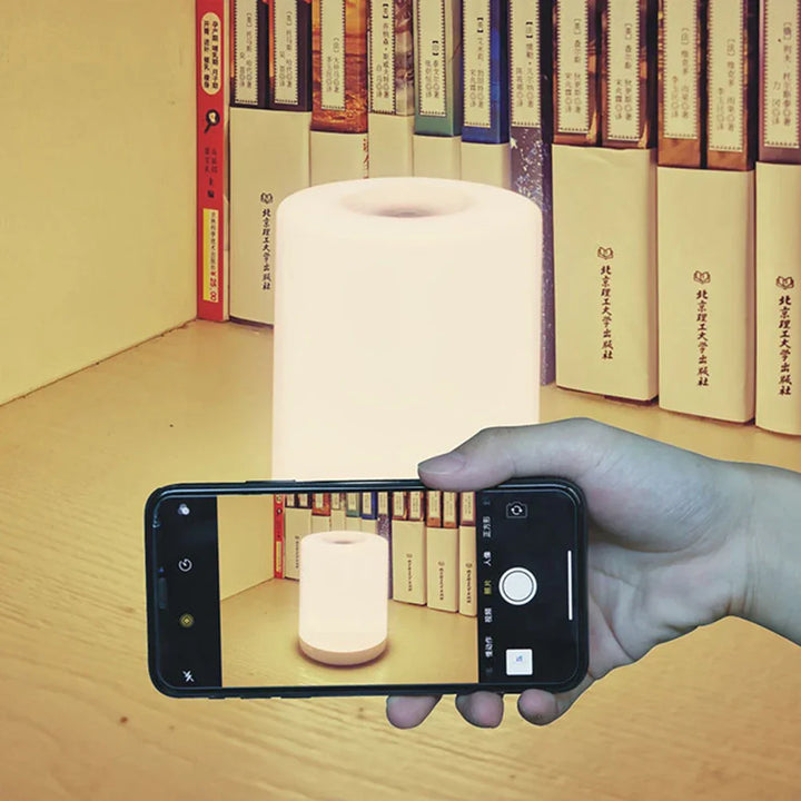 Dimmable LED Table Lamp with USB Port - GlowEase