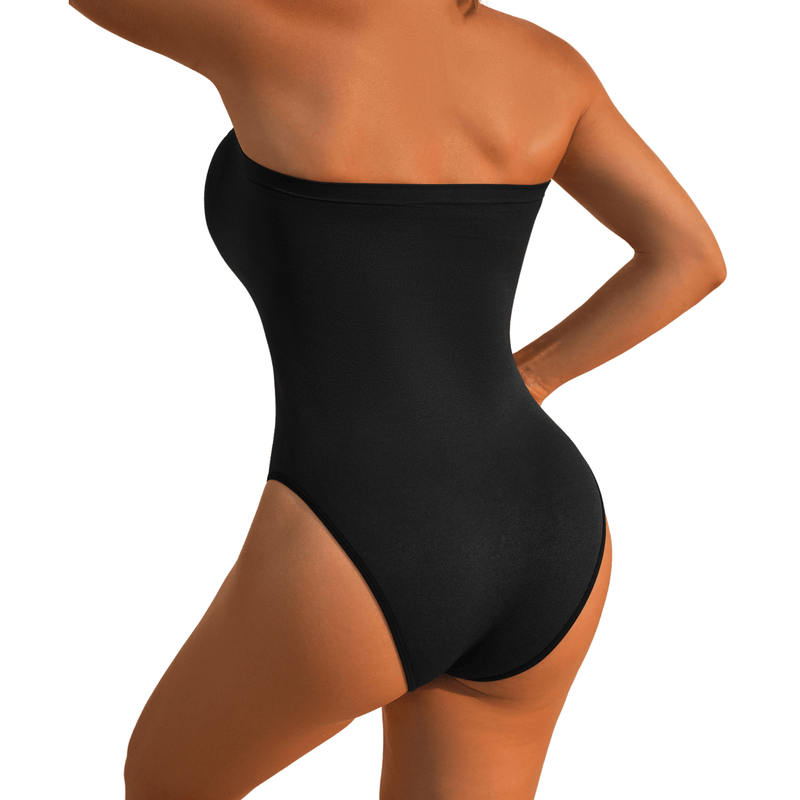 Naadloze Strapless Corrigerende Bodysuit met Slip – Élise