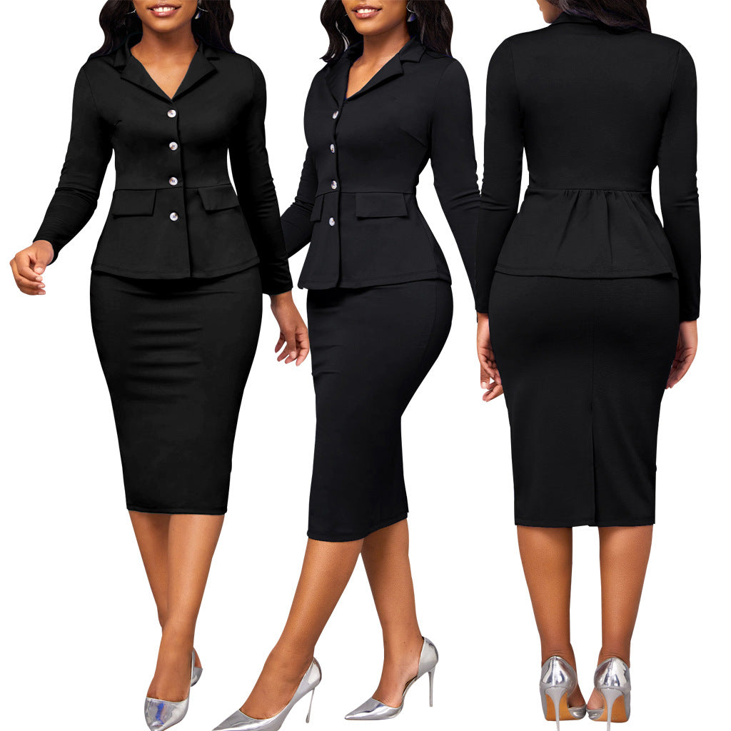 Structured Women's Office Suit Set - Jasmine