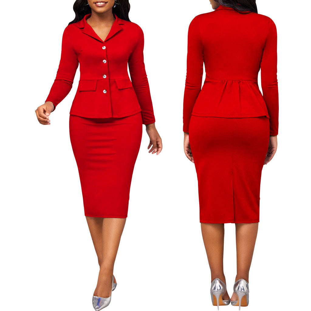 Structured Women's Office Suit Set - Jasmine