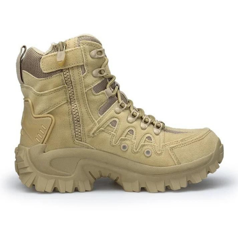 Sturdy Outdoor Boot With Lugged Sole - Jeff
