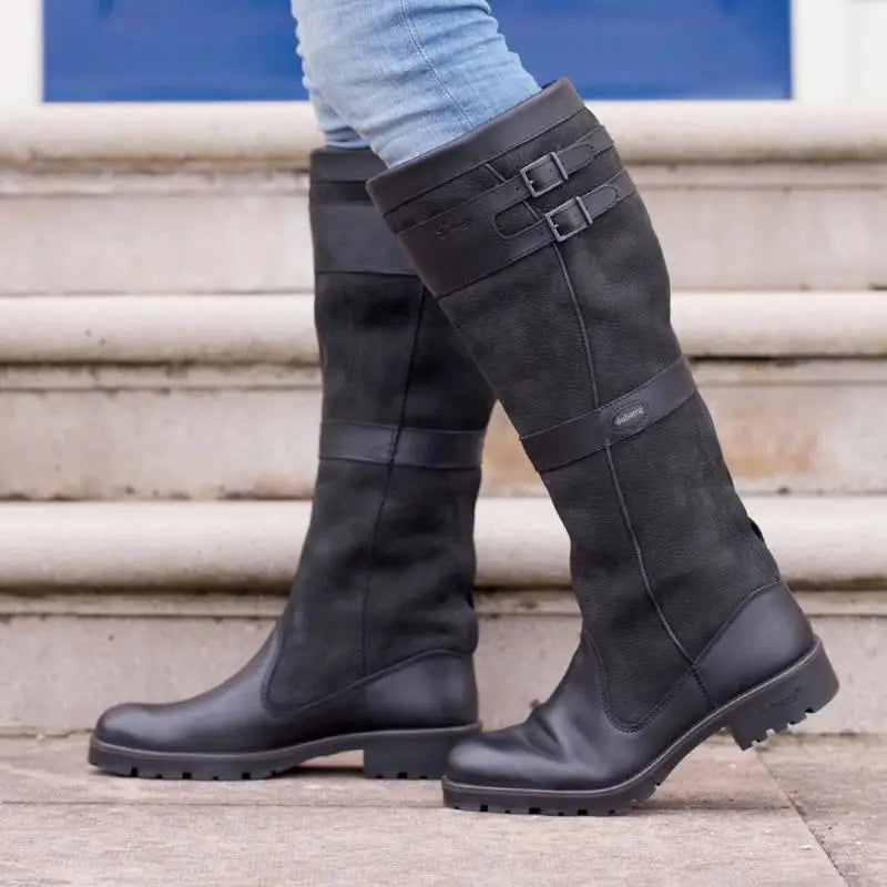 Sturdy Women's Boots With Buckle Detailing - Ollie