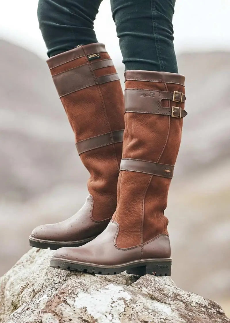 Sturdy Women's Boots With Buckle Detailing - Ollie