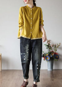 Dames Geborduurde Herfsttop – Yara