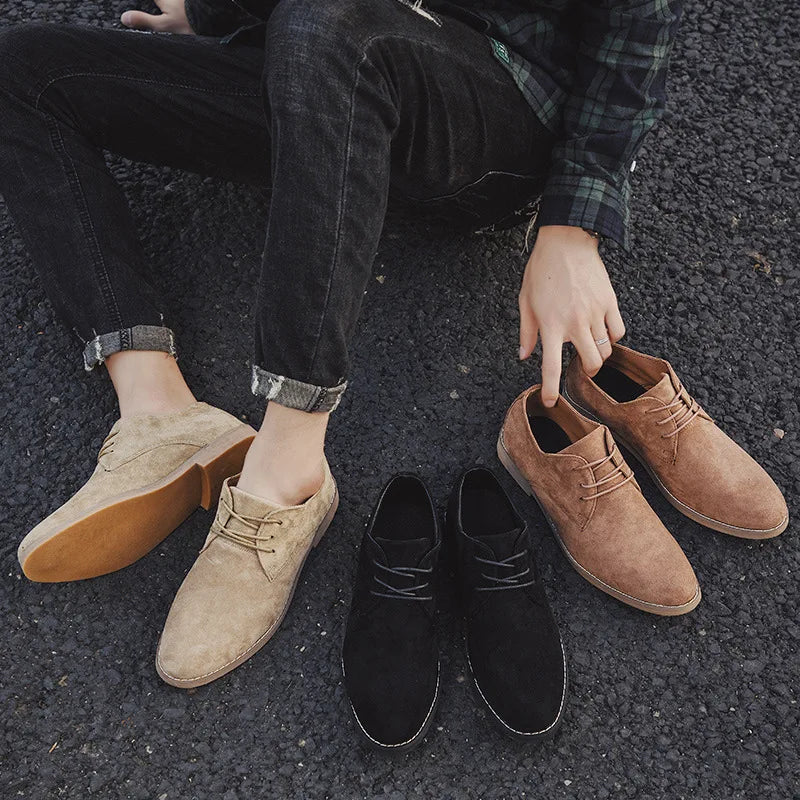Suède Oxford Schoenen Heren – Sebastian