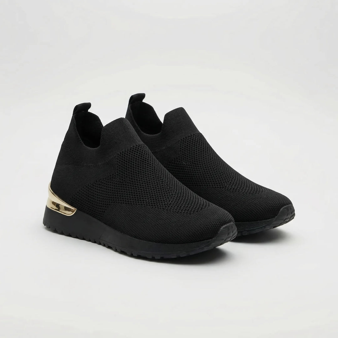 Supportive Knit Sock-Style Sneaker - Hazel