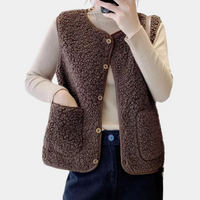 Casual Buttoned Women's Bodywarmer - Noa