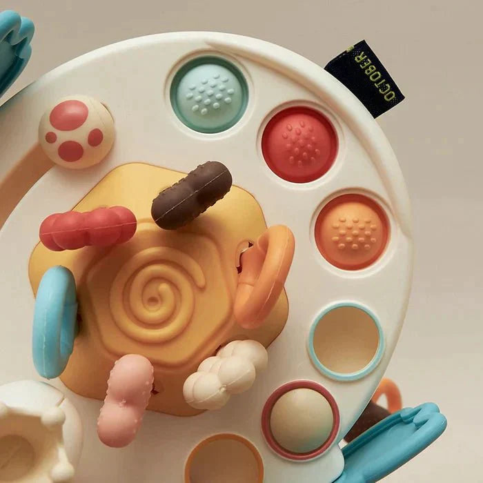 Juno Sensorisch UFO Speelgoed – Trek & Ontdek Activiteitenspeelgoed voor Baby’s
