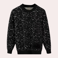 Warm Knitted Men's Sweater - Leon
