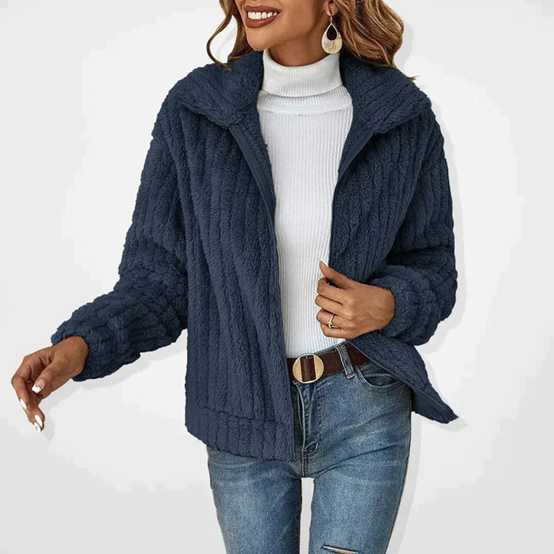 Long Fleece Vest for Women - Elin
