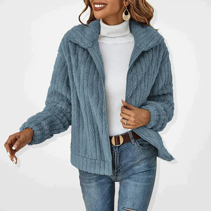 Long Fleece Vest for Women - Elin