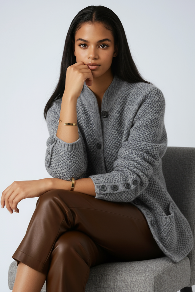 Taillierte Freizeitjacke Mit Taschen - Marlena