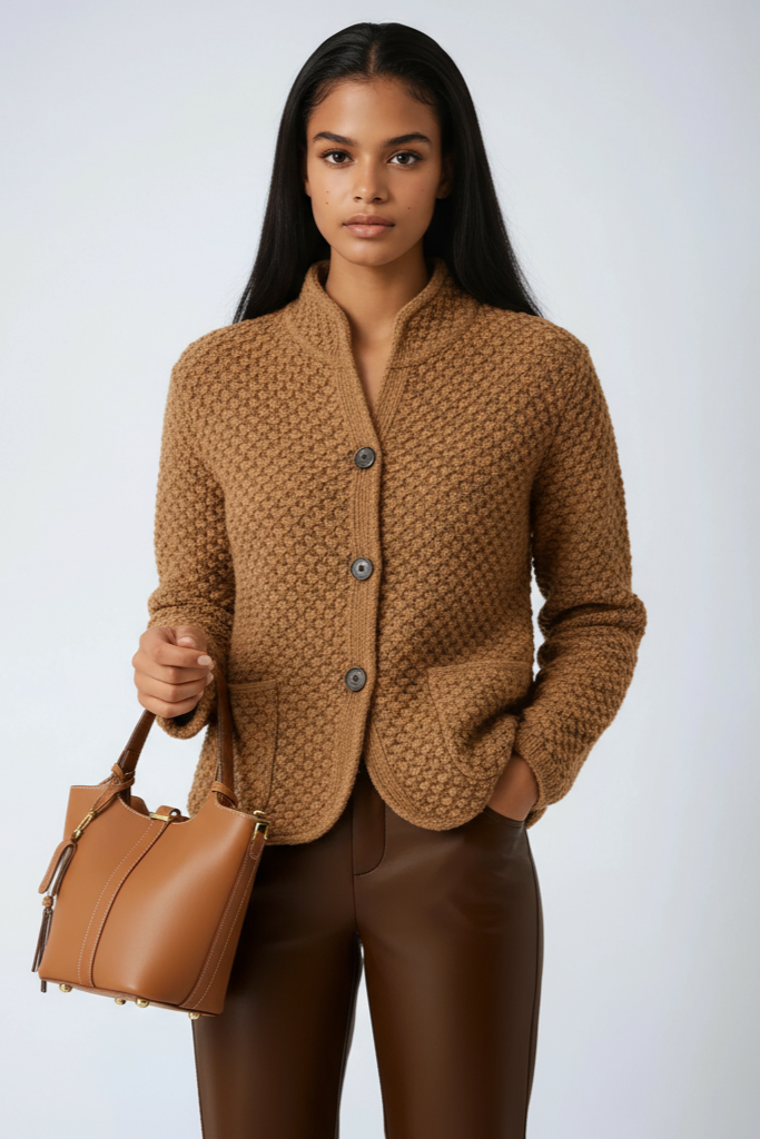 Taillierte Freizeitjacke Mit Taschen - Marlena