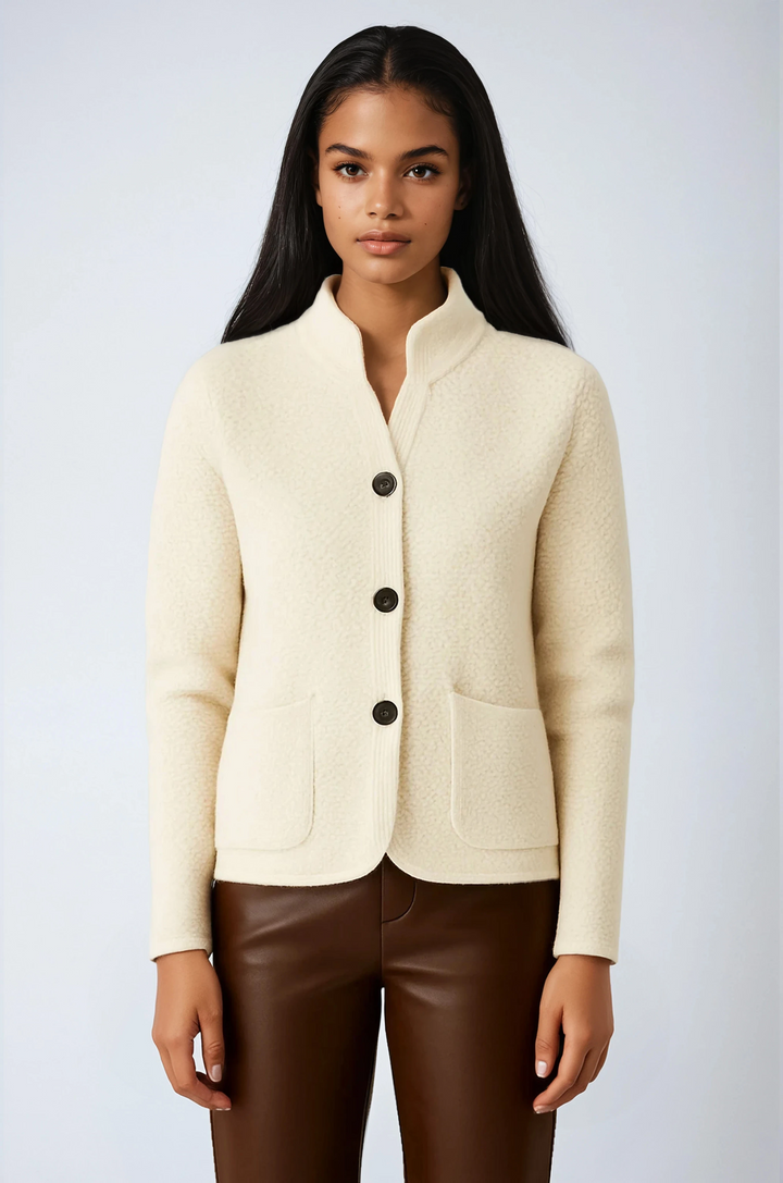 Taillierte Freizeitjacke Mit Taschen - Marlena