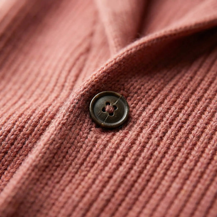 Taillierter Strickjacke Mit Schalkragen - Alberto
