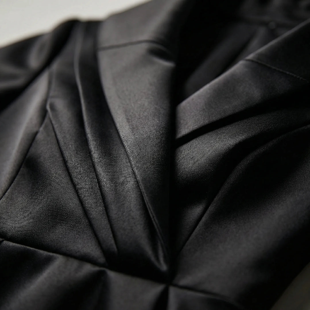 Tailliertes Midi Kleid - Emilie