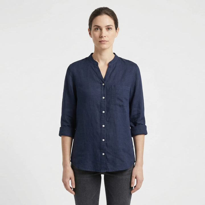 Tailored Button-Up Summer Shirt - Esther