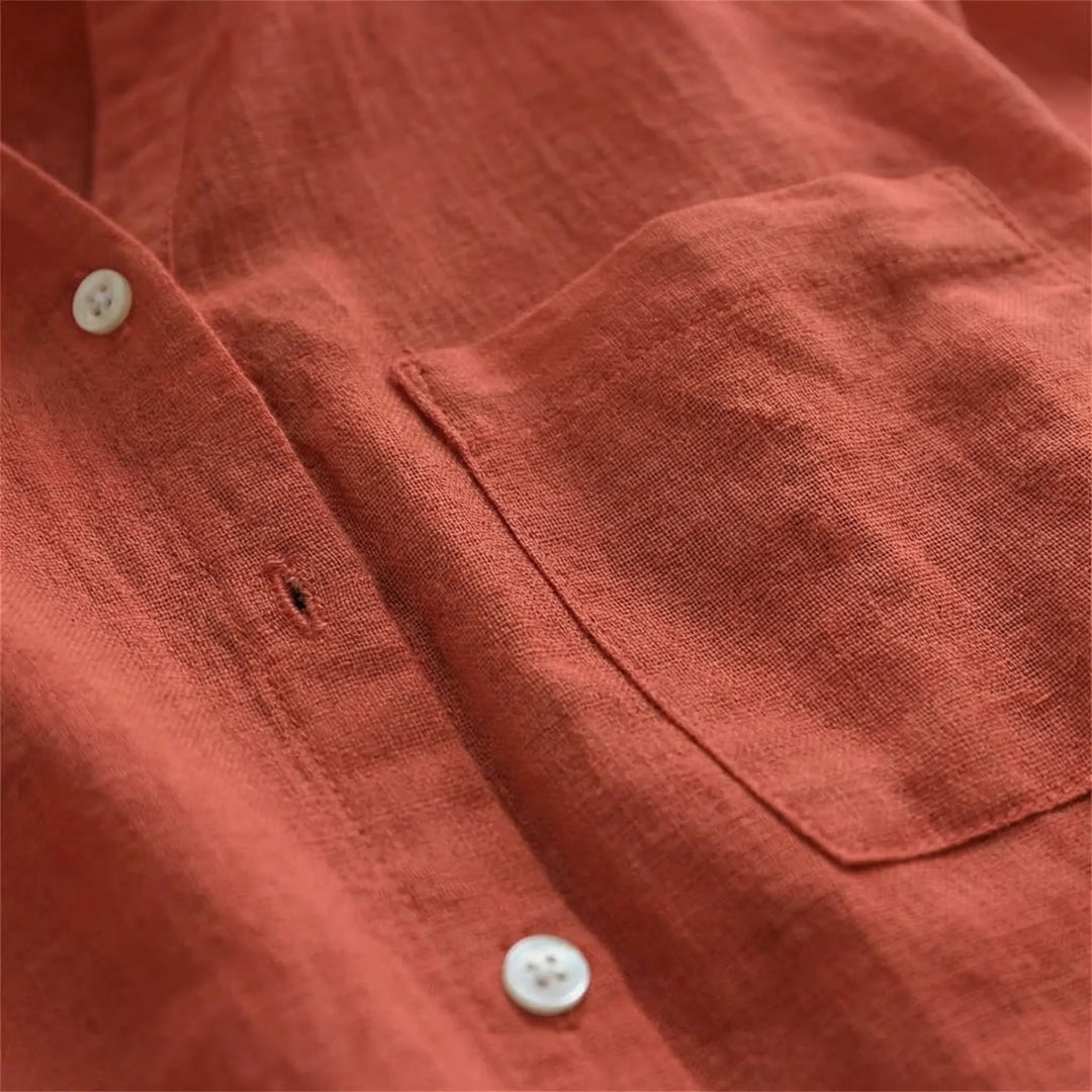 Tailored Button-Up Summer Shirt - Esther