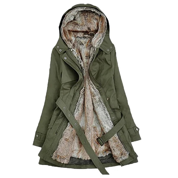 Tailored Hooded Winter Parka - Belinda