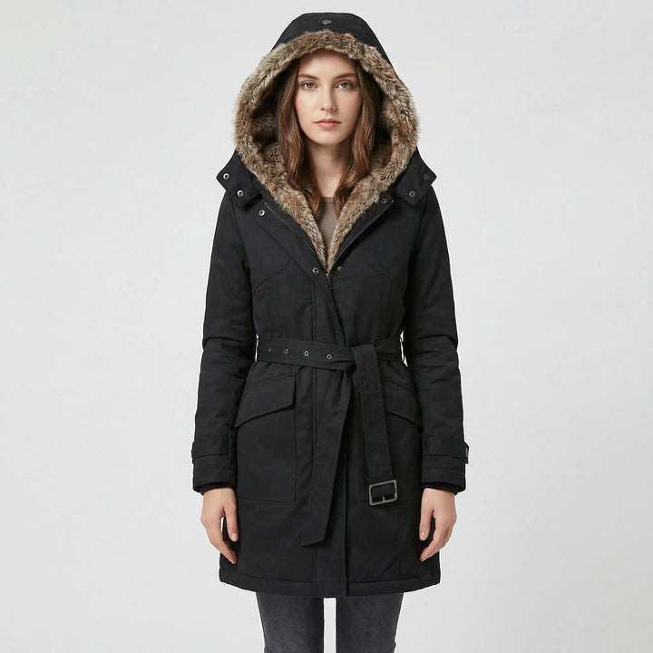Tailored Hooded Winter Parka - Belinda