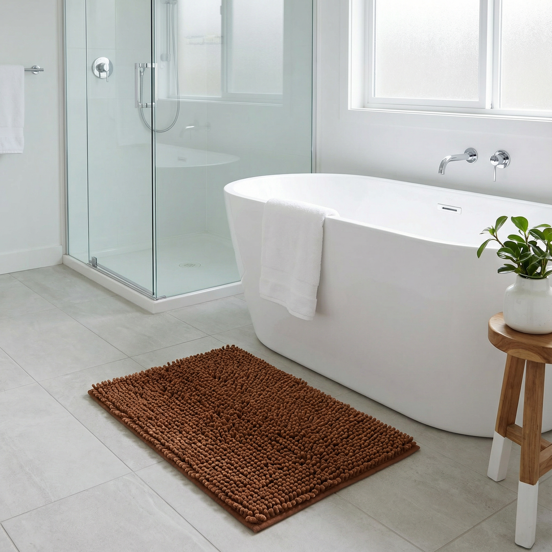 Textured Absorbent Bathroom Mat - Cushimat
