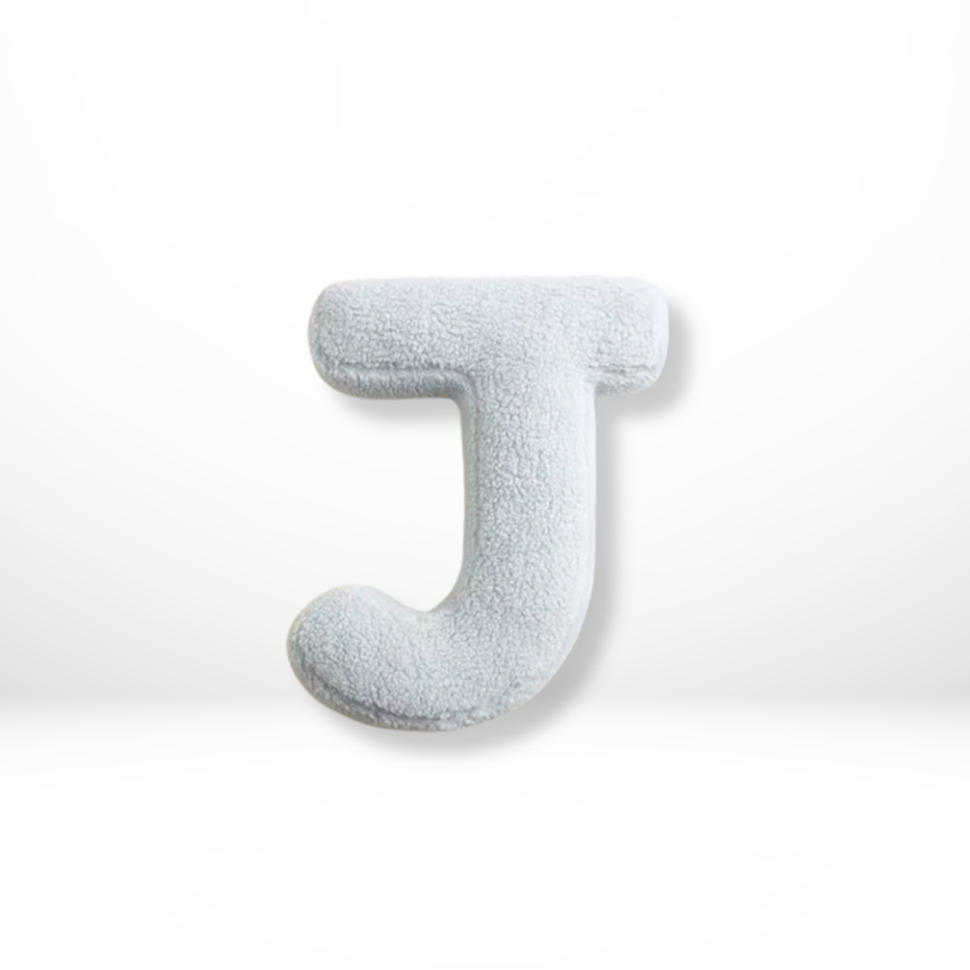 Textured Letter Shaped Cushion - AlphaPlush